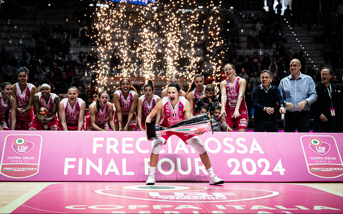Le ragazze del Famila Schio vincono la Coppa Italia 2024